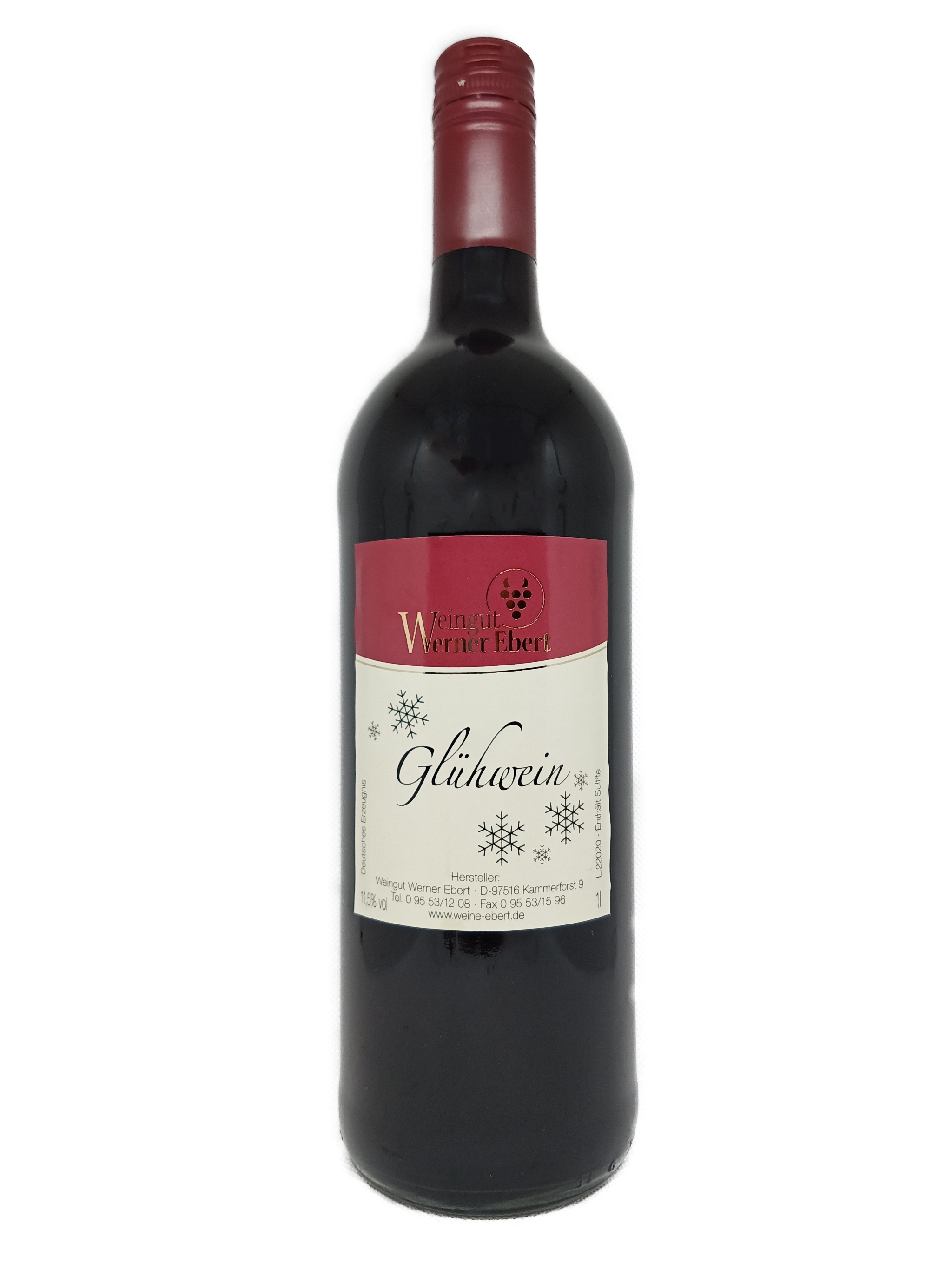 Roter Glühwein 1l - Weingut Ebert